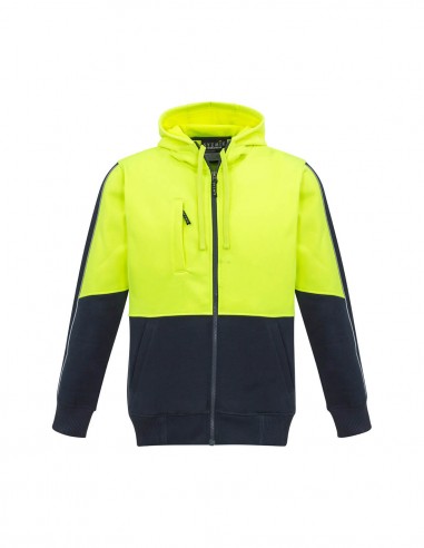 SY-ZT485 - Unisex Hi Vis Full Zip Hoodie - Syzmik - Work Wear