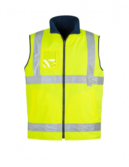 SY-ZV358 - Mens Hi Vis Waterproof Lightweight Vest - Syzmik - Work Wear