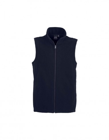 BCA-F233MN - Mens Plain Micro Fleece Vest - Biz Care - Healthcare