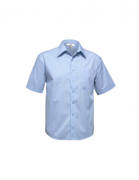BC-SH817 - Micro Check Mens S/S Shirt - Biz Collection - Corporates