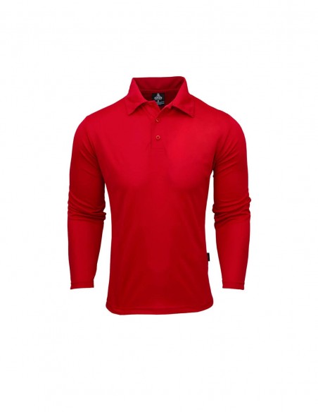 AU-3316 - Kids Long Sleeve Botany Polo - Aussie Pacific - Teamwear